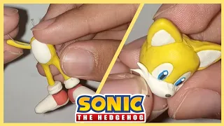 Miles "Tails" Prower de plastilina. (2021) / Sonic the Hedgehog Clay Art.