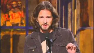 Eddie Vedder inducts REM Rock and Roll Hall of Fame Inductions 2007