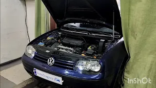 Volkswagen Golf 4 1.4 mpi не заводиться. P0322, забитий каталізатор.