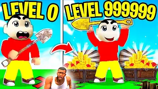 SHINCHAN and I Found Secret UNDERGROUND TREASURE CRATE in ROBLOX Treasure Simulator with CHOP