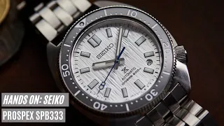 What a dial! The Seiko SPB333 Save The Ocean is ICY cool