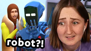 trying to get rich in the sims with ROBOTS?!