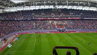 VfB Fans bei der Aufstellung von RBL! #NeinzuRB