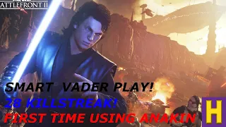 STAR WARS BATTLEFRONT 2 | ANAKIN GALACTIC ASSAULT KILLSTREAK!