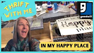 In My Happy Place | Thrift With Me | Las Vegas Goodwill Thrifting