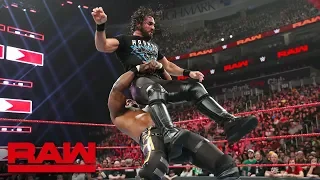Shelton Benjamin attacks Seth Rollins: Raw, March 11, 2019