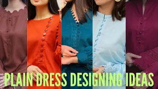 Latest Plain Suit  Design Ideas | Plain Dress Designing | Plain Shirt Designing | Fashion Fever