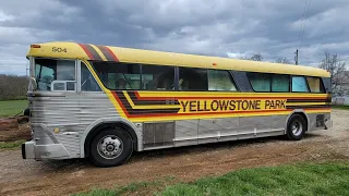 Yellowstone MCI MC5 Bus.  Not a Greyhound #busconversion