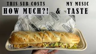 This sub costs how much?! My music taste | Firehouse Subs Mukbang/Review