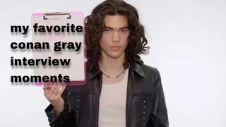 My favorite Conan Gray interview moments