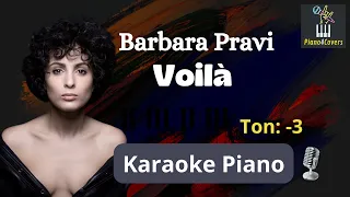 Voilà - Barbara Pravi Karaoke Piano( ton -3)