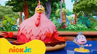 Dora | As Aventuras de Dora com a Grande Galinha Vermelha! | Nick Jr. em Português