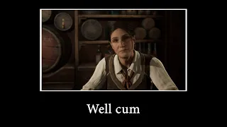 Hogwarts Legacy but Cybercum meme