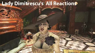 Lady Dimitrescu's  All Reactions to Her Daughters Deaths ( Angry/Sad) Resident Evil 8: Village