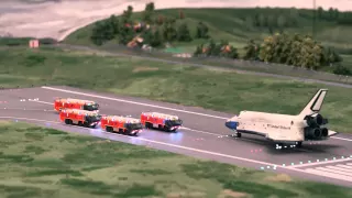 Space Shuttle emergency. Miniatur Wunderland Fire Fighters Part 3