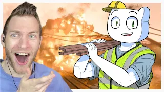 THEY GAVE HIM WHAT?! Reacting to "Making things go BOOM in Teardown" by SMii7Y