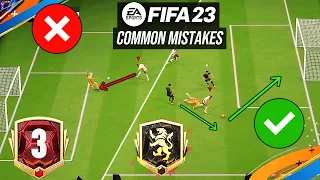 MISTAKES That YOU Make That ELITE Players Do Not (Rank 1 / Elite Division TUTORIAL) - FIFA 23