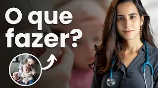 MEU BEBÊ ESTÁ COM FEBRE! Quais cuidados tomar e como aliviar a febre!! | Dra Jannuzzi