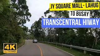 【CEBU🇵🇭 4K】JY Square To Busay- Transcentral Highway (Charles Cup- Lake View) | Full Driving Tour