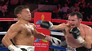 Gennady "GGG" Golovkin (Kazakhstan) vs Daniel Geale (Australia) | BOXING Fight, Highlights