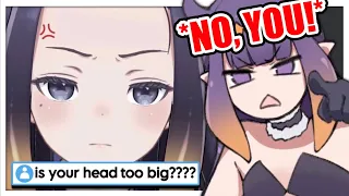 Ina gets Offended when Takodachi said her Head is "𝗧𝗢𝗢 𝗕𝗜𝗚"