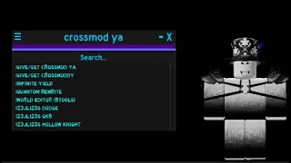 Roblox Crossmod Ya Gui Script Showcase