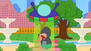 Benny Mole and Friends - Aliens are stealing fruit Cartoon for Kids