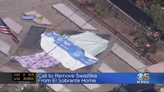 Swastika In El Sobrante Front Yard Covered Up As Call For Removal Grows
