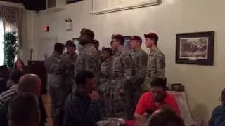 82d Airborne Division Chorus singing God Bless the USA