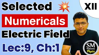 Numericals on Electric Field | Electric charge & Field |