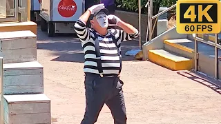 Tom the incredible mime from SeaWorld Orlando 😂🤣 Tom the mime #tomthemime #seaworldmime