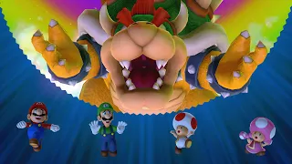 Mario Party 10 - Mario vs Luigi vs Toad vs Toadette vs Bowser - Mushroom Park