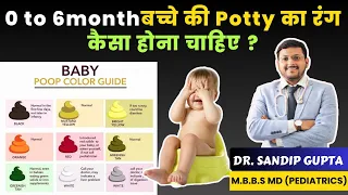 शिशु के Potty का रंग कैसा होना चाहिए? | Baby की Potty का रंग हरा क्यों होता है | Dr. Sandip Gupta