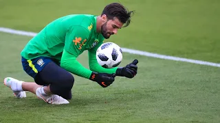 Complete training of Alisson Becker in the Brazilian team ll HD 2020