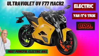 India's Most Powerful Electric Bike UV F77 Mach2