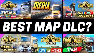 Comparison Among ALL Map DLCs (Updated: Iberia) | Best Map DLC to Buy | Euro Truck Simulator 2