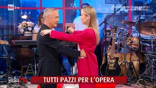 Pierluigi Diaco balla il valzer con Eleonora Abbagnato - BellaMa' 29/03/2023