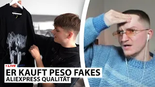 Justin reagiert auf "PESO FAKES BESTELLT 📦" | Live - Reaktion