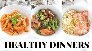 QUICK Healthy Dinner Recipes: tasty, easy, gluten free meals