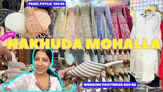 Wedding Gowns & Shararas!  PAKISTANI Suits ka Khazana! Nakhuda Mohalla Market