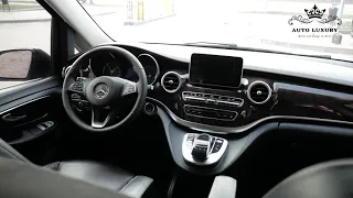 Прокат автомобиля Mercedes V class - 250 - 2018 black 4matic с водителем или без по Киеву и Украине!