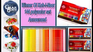 Winner Announced For The Koh-I-Noor 144 Polycolor Colored Pencils