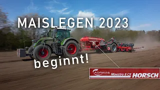 Der Mais kommt in den Boden! | Maislegen mit Fendt 724 Vario + Horsch Maestro | Landwirtschaft 2023