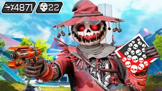 INSANE SOLO 22 KILLS WITH BLOODHOUND (Apex Legends Gameplay Season 15)