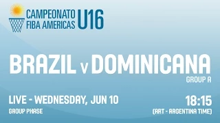 Brazil v Dominican Republic - Group A - 2015 FIBA Americas U16 Championship