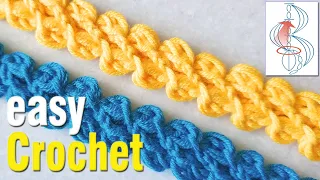 Easy Crochet: How to Crochet Romanian Lace Cord. Free puff stitch cord pattern & tutorial.