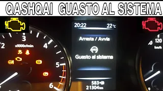 Nissan Qashqai Guasto al sistema o Guasto al sistema di controllo chassis  System fault cosa fare