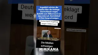 Schweigen die Medien über die Anklage Deutschlands wegen Beihilfe zum Völkermord?