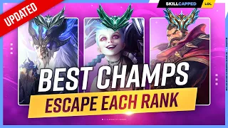 The 5 NEW BEST Champions to Climb for EVERY RANK! - League of Legends