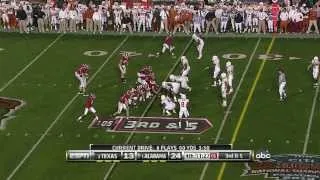 2010 BCS National Championship - Alabama Crimson Tide (1#) vs Texas Longhorns (2#)